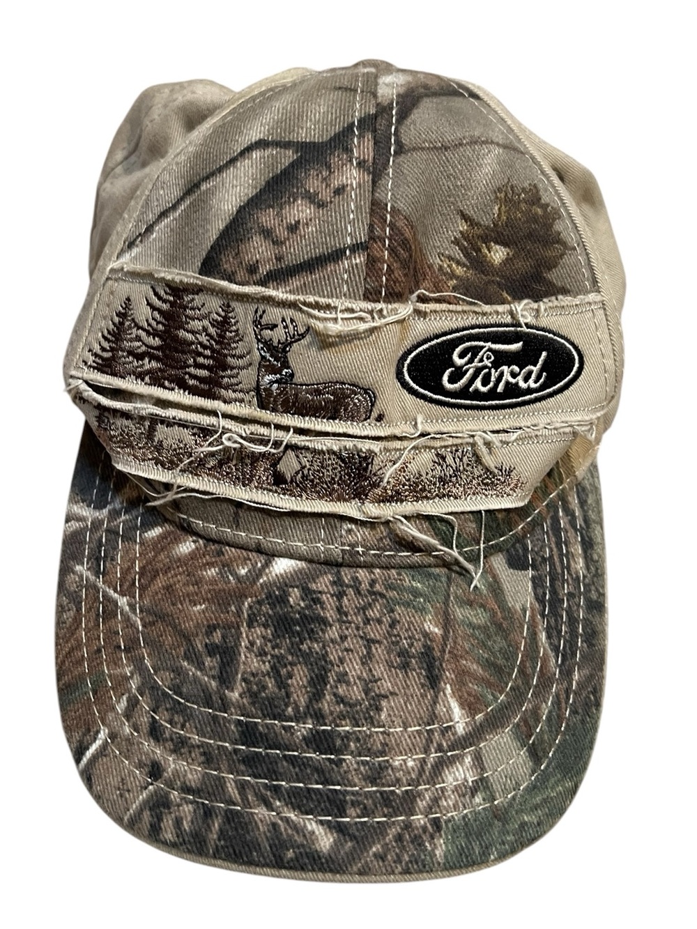 Paramount Outdoors Ford Women’s Hat Baseball Cap Camouflage Beige Hunting Deer